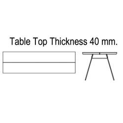 300x100cm - table Plank GM3200 - Naver collection