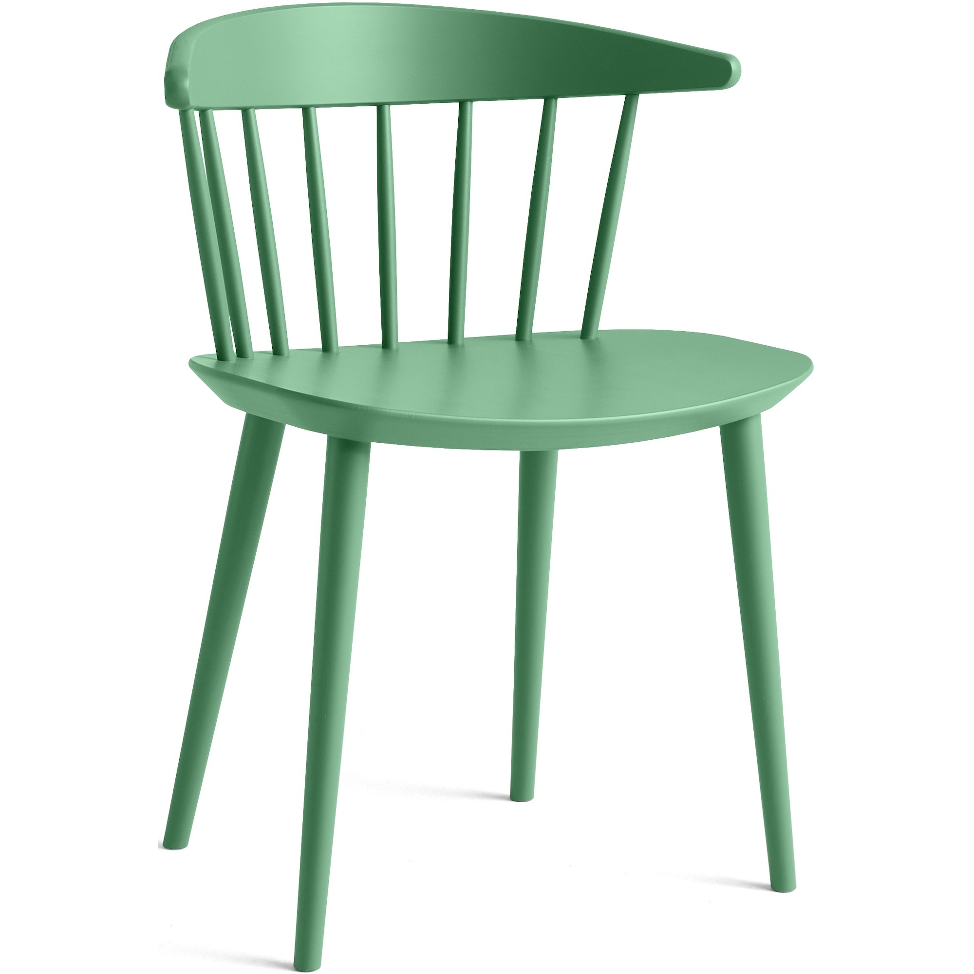 Jade green stained beech - J104 chair - HAY