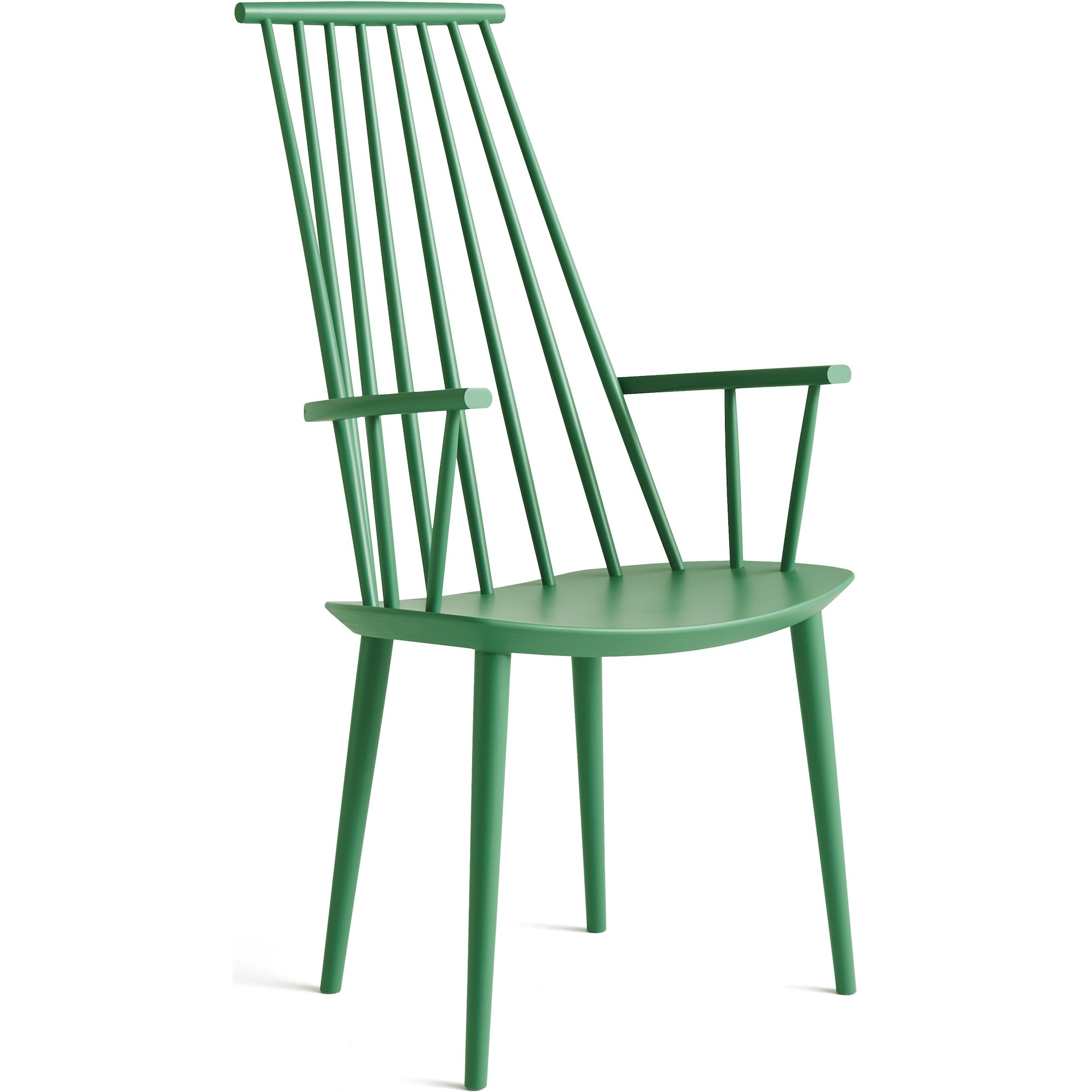 Jade green stained beech - J110 chair - HAY