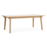 chêne - 90x250cm - table rectangulaire Slice - Normann Copenhagen