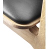 SOLD OUT J175 Åstrup chair– Oak / black leather - FDB Møbler