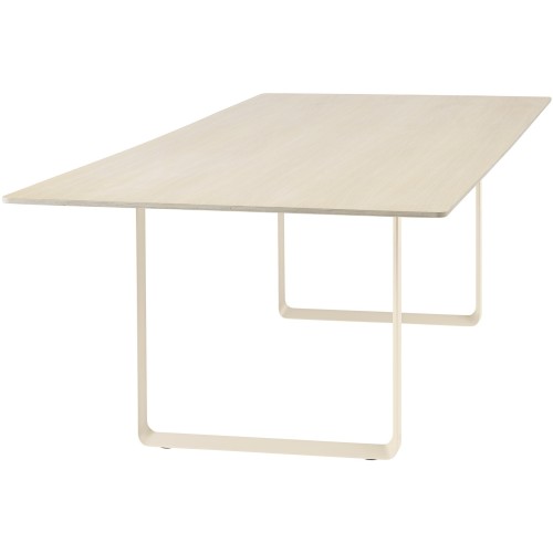 Table 70/70 170x85cm, Plateau placage chêne – piètement sable - Muuto