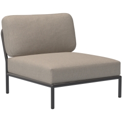 SOLD OUT – Level couch – Lounge chair / central module – Ash Heritage + Dark Grey base - Houe