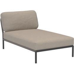 EPUISE – Canapé Level – Chaise longue – Ash Heritage + Base Gris foncé - Houe