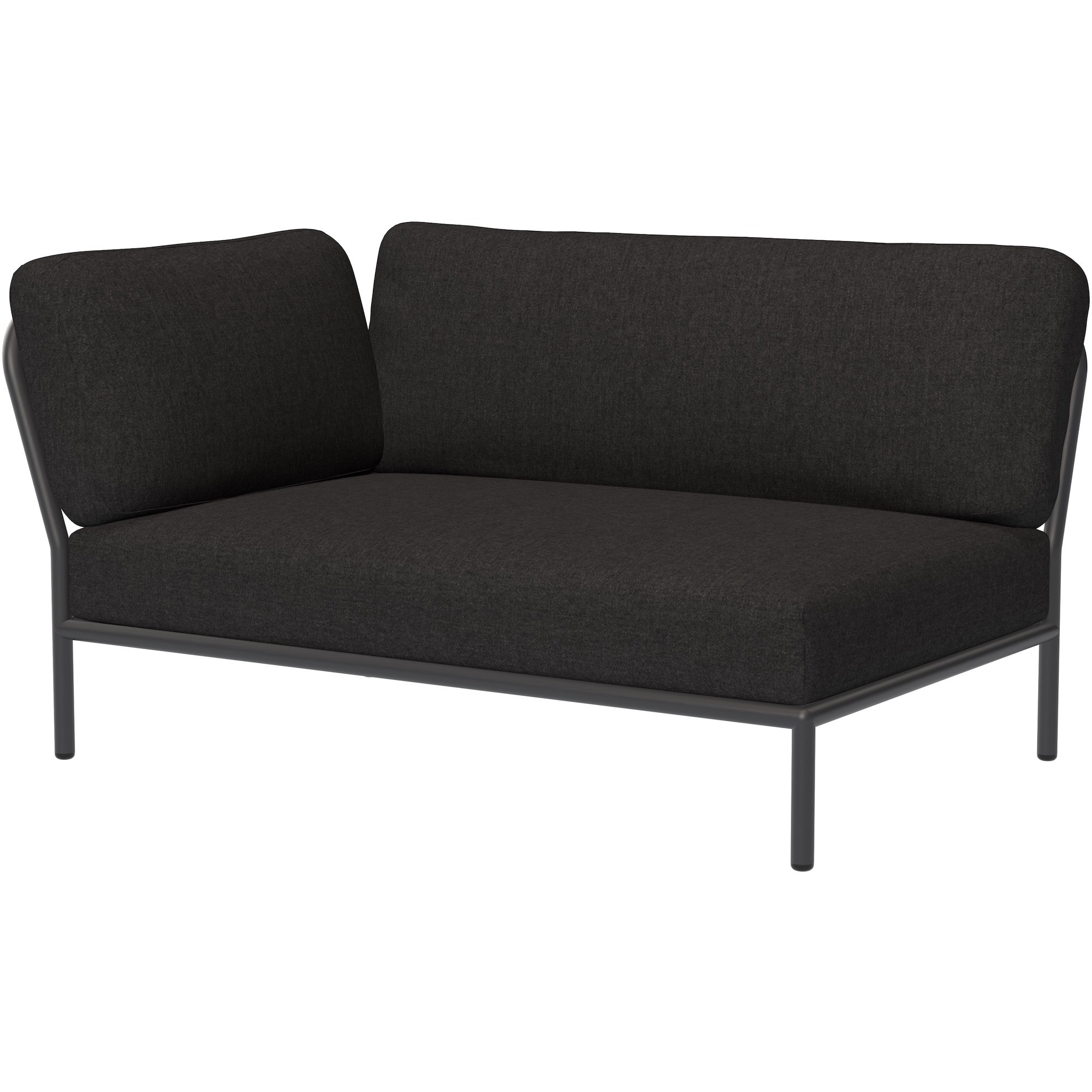 SOLD OUT – Level couch – Left corner – Sooty Grey Natté - Houe