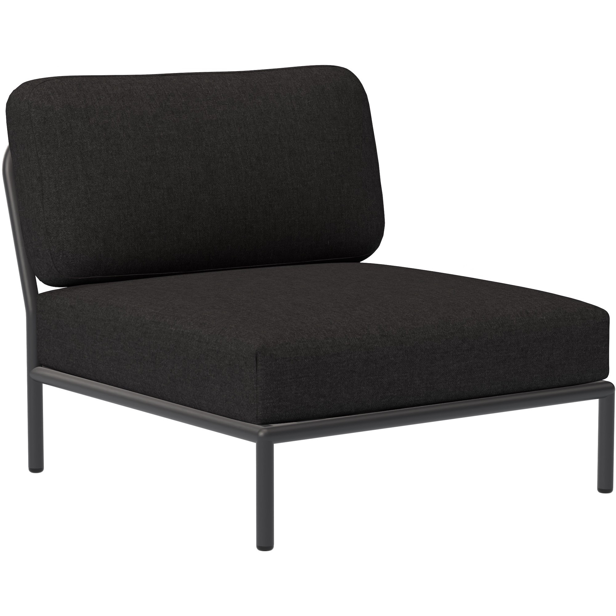 EPUISE – Canapé Level – Fauteuil / module central – Sooty Grey Natté - Houe