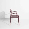 OUT OF STOCK - Burgundy - Week-End Chair with armrests - Petite Friture