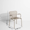 Dune- Week-End Chair with armrests - Petite Friture