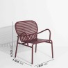 OUT OF STOCK - Burgundy - Week-End Lounge Chair - Petite Friture