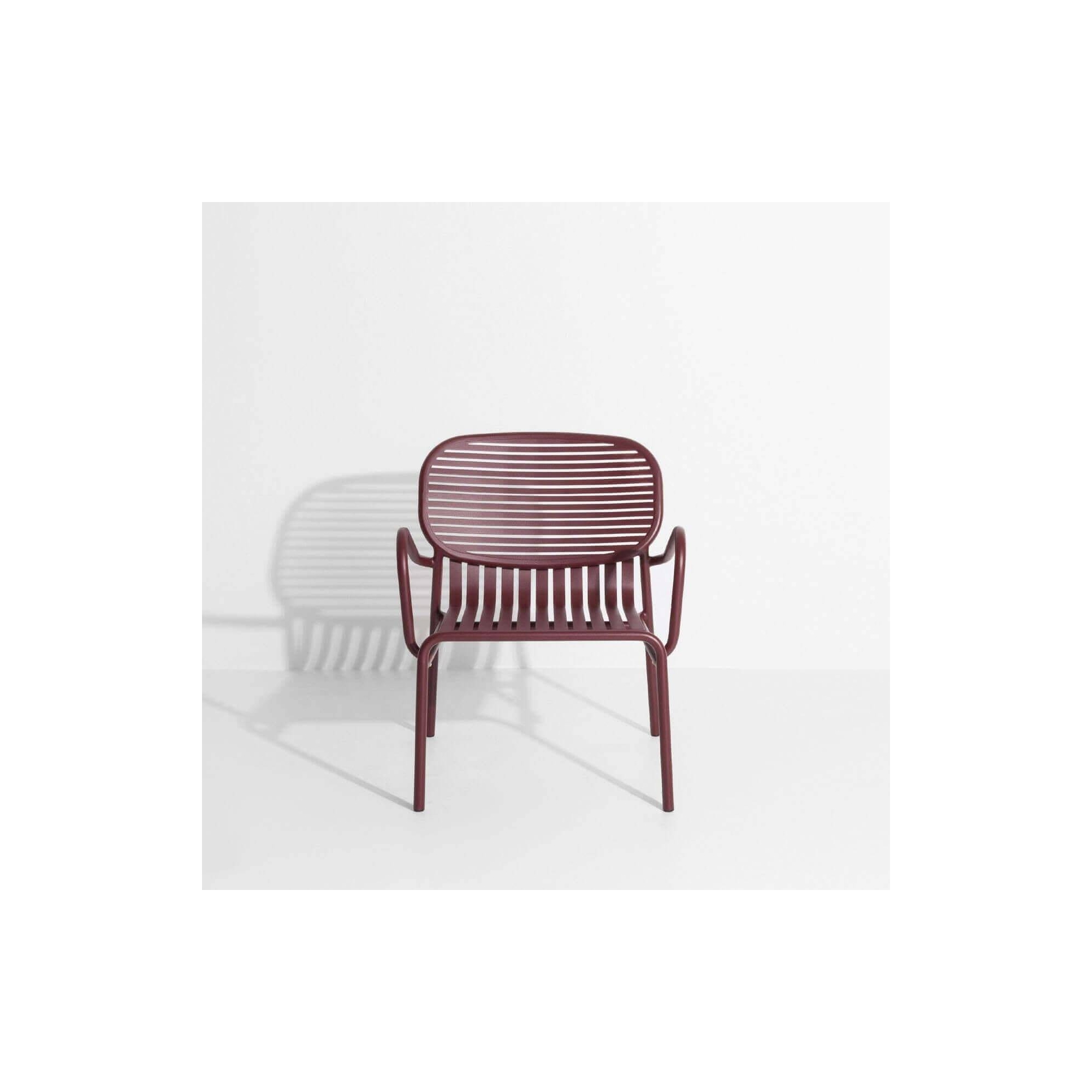 OUT OF STOCK - Burgundy - Week-End Lounge Chair - Petite Friture