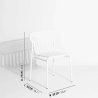 White - Week-End Chair - Petite Friture