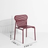 OUT OF STOCK - Burgundy - Week-End Chair - Petite Friture