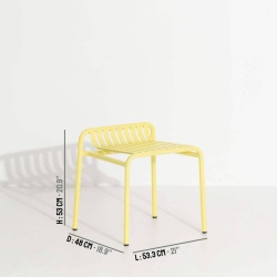 Jaune – Tabouret Week-End - Petite Friture