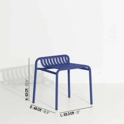 Bleu – Tabouret Week-End - Petite Friture