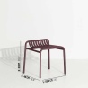 OUT OF STOCK - Burgundy – Stool Week-End - Petite Friture