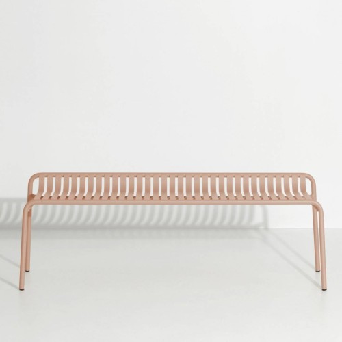 Blush – Bench Week-End w/o backrest – 121 x 48 x H53 cm - Petite Friture