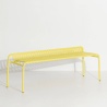 Yellow – Bench Week-End w/o backrest – 121 x 48 x H53 cm - Petite Friture