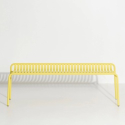 Yellow – Bench Week-End w/o backrest – 121 x 48 x H53 cm - Petite Friture