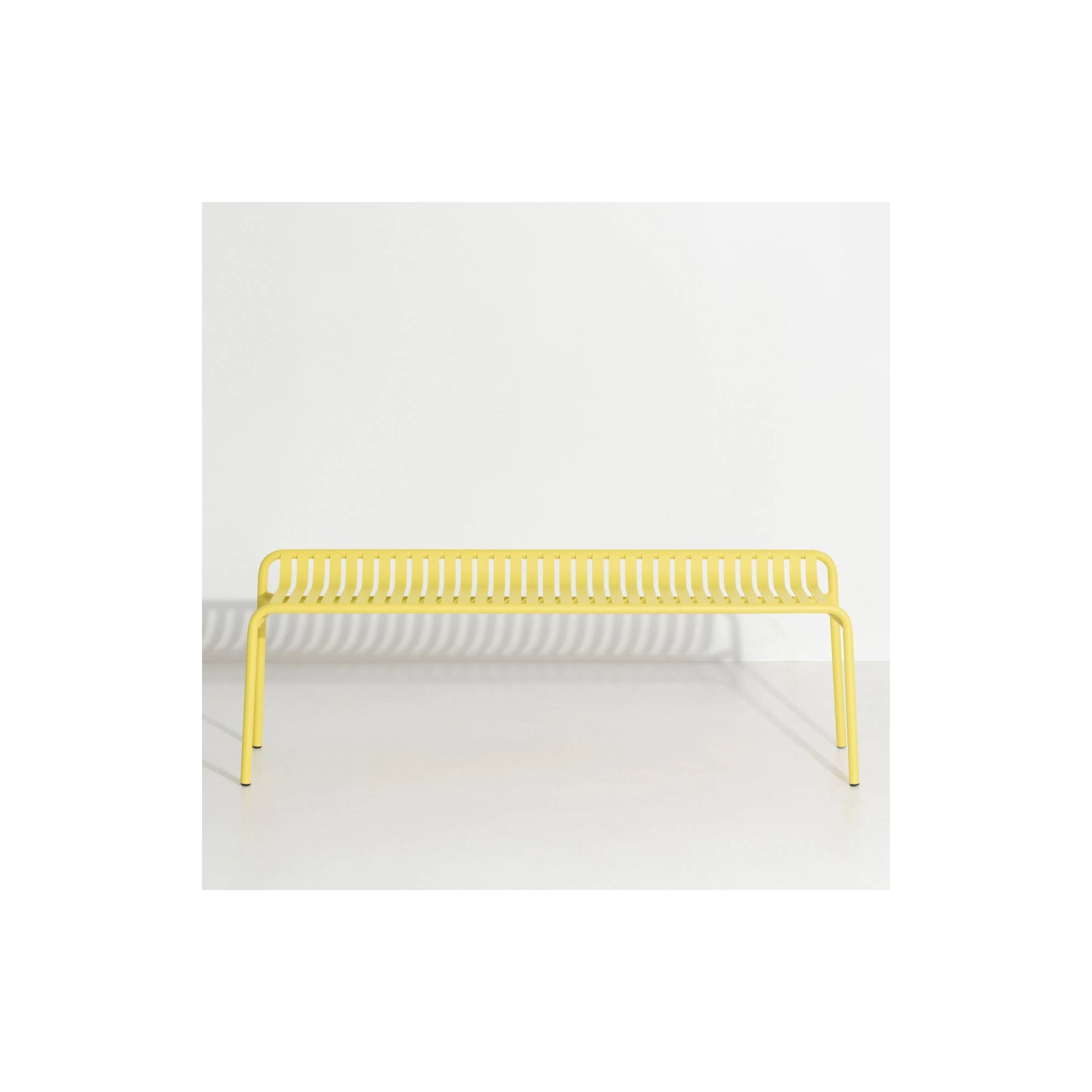 Jaune – Banc Week-End sans dossier – 121 x 48 x H53 cm - Petite Friture