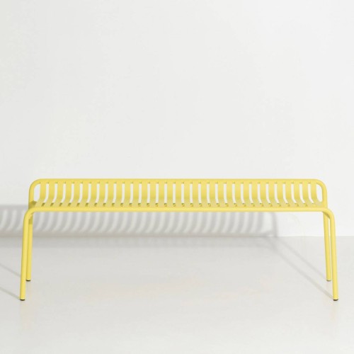 Jaune – Banc Week-End sans dossier – 121 x 48 x H53 cm - Petite Friture