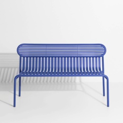 Bleu – Banc Week-End – 121 x 49 x H77 cm - Petite Friture