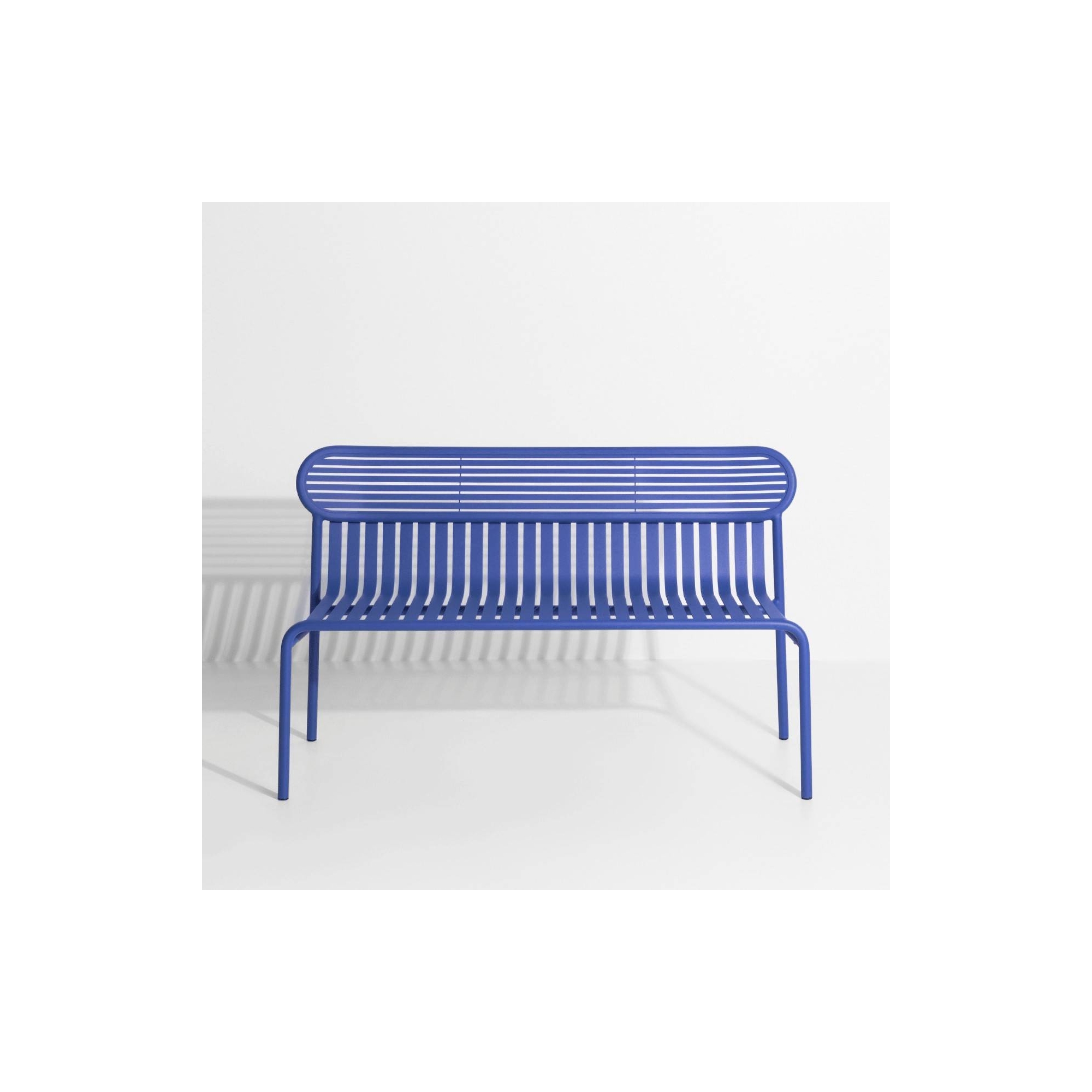 Bleu – Banc Week-End – 121 x 49 x H77 cm - Petite Friture