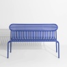 Blue – Bench Week-End – 121 x 49 x H77 cm - Petite Friture