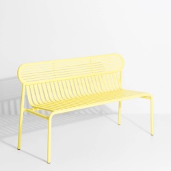 Jaune – Banc Week-End – 121 x 49 x H77 cm - Petite Friture