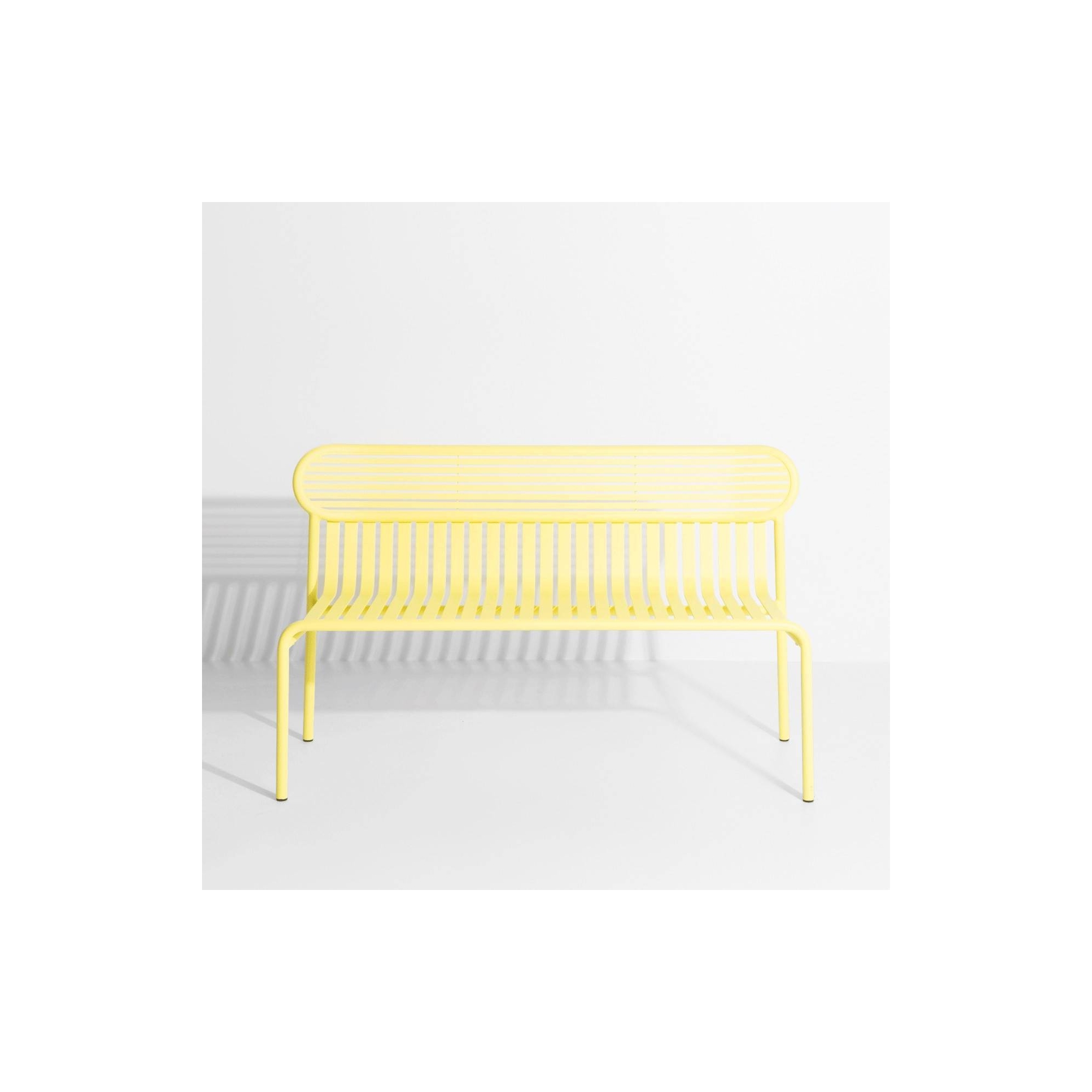 Jaune – Banc Week-End – 121 x 49 x H77 cm - Petite Friture