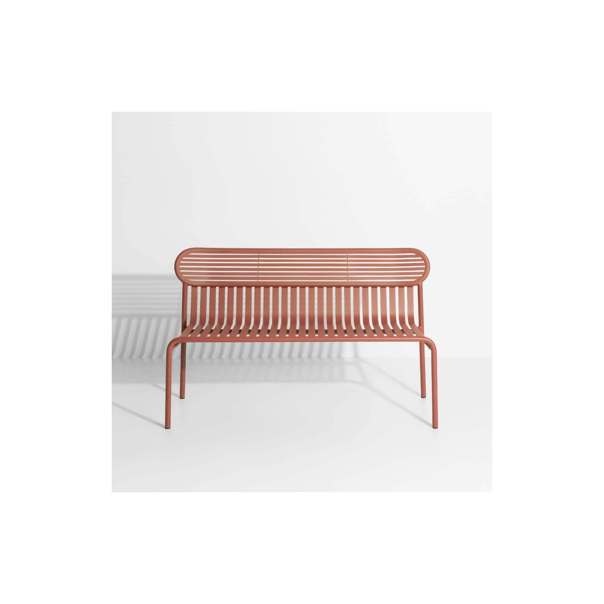 Terracotta – Bench Week-End – 121 x 49 x H77 cm - Petite Friture