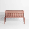 Terracotta – Bench Week-End – 121 x 49 x H77 cm - Petite Friture