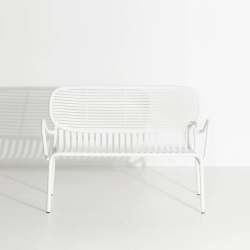 White – Lounge Bench Week-End - Petite Friture