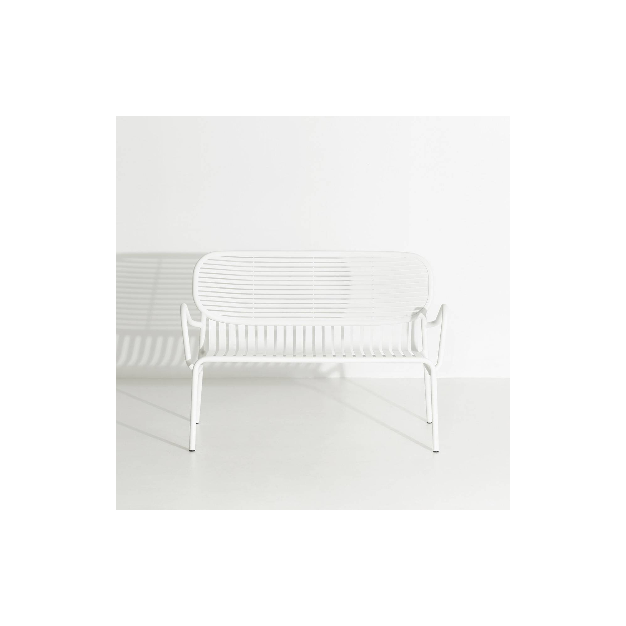 White – Lounge Bench Week-End - Petite Friture