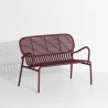 OUT OF STOCK - Burgundy – Lounge Bench Week-End - Petite Friture