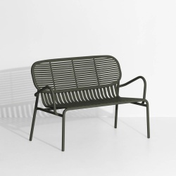 Green glass – Lounge Bench Week-End - Petite Friture