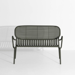 Green glass – Lounge Bench Week-End - Petite Friture