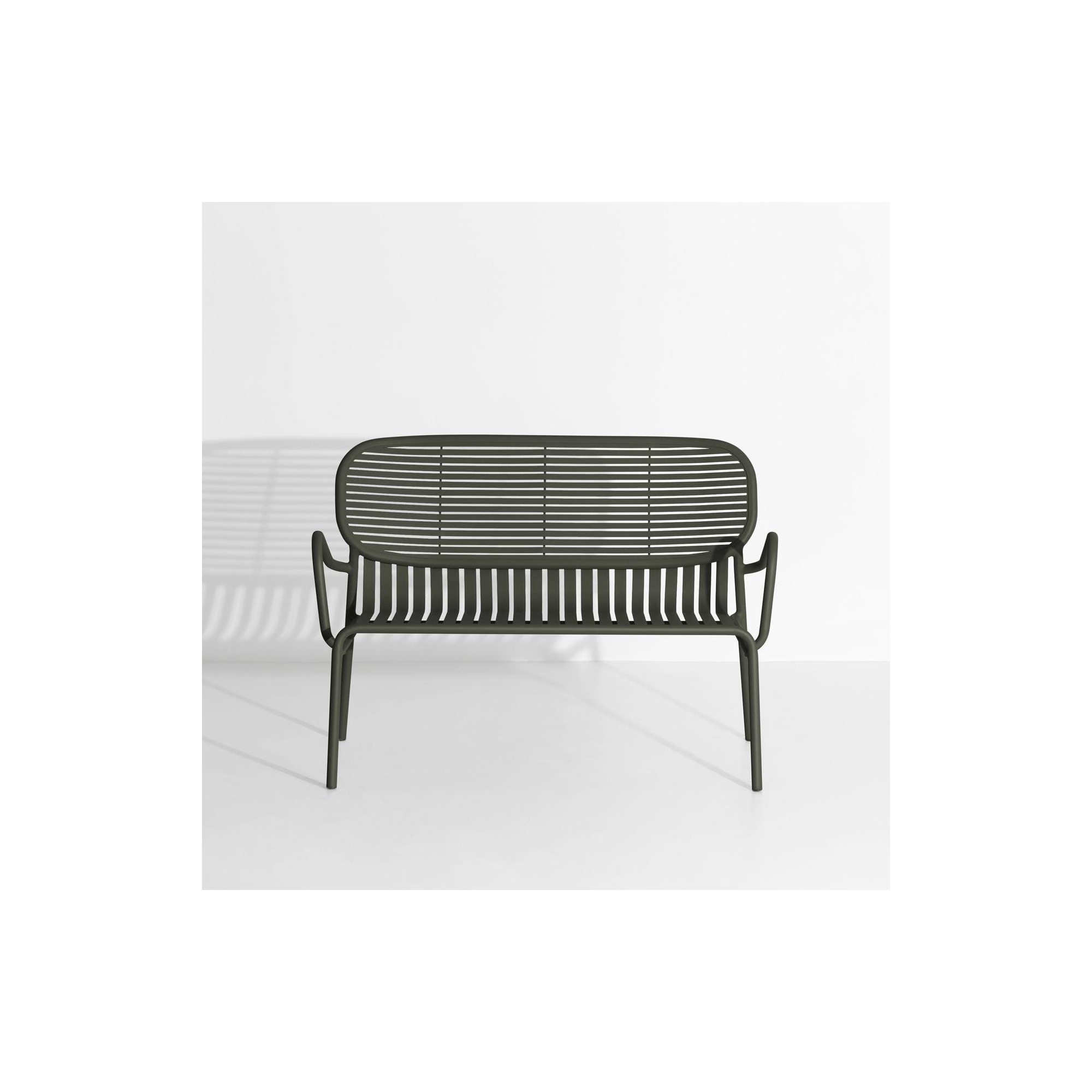 Green glass – Lounge Bench Week-End - Petite Friture