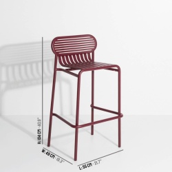 OUT OF STOCK - Burgundy – High Chair Week-End - Petite Friture