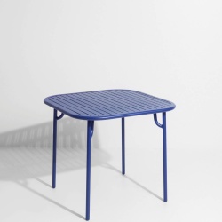 Bleu - Table Week-End  85 x 85 x H75 cm - Petite Friture