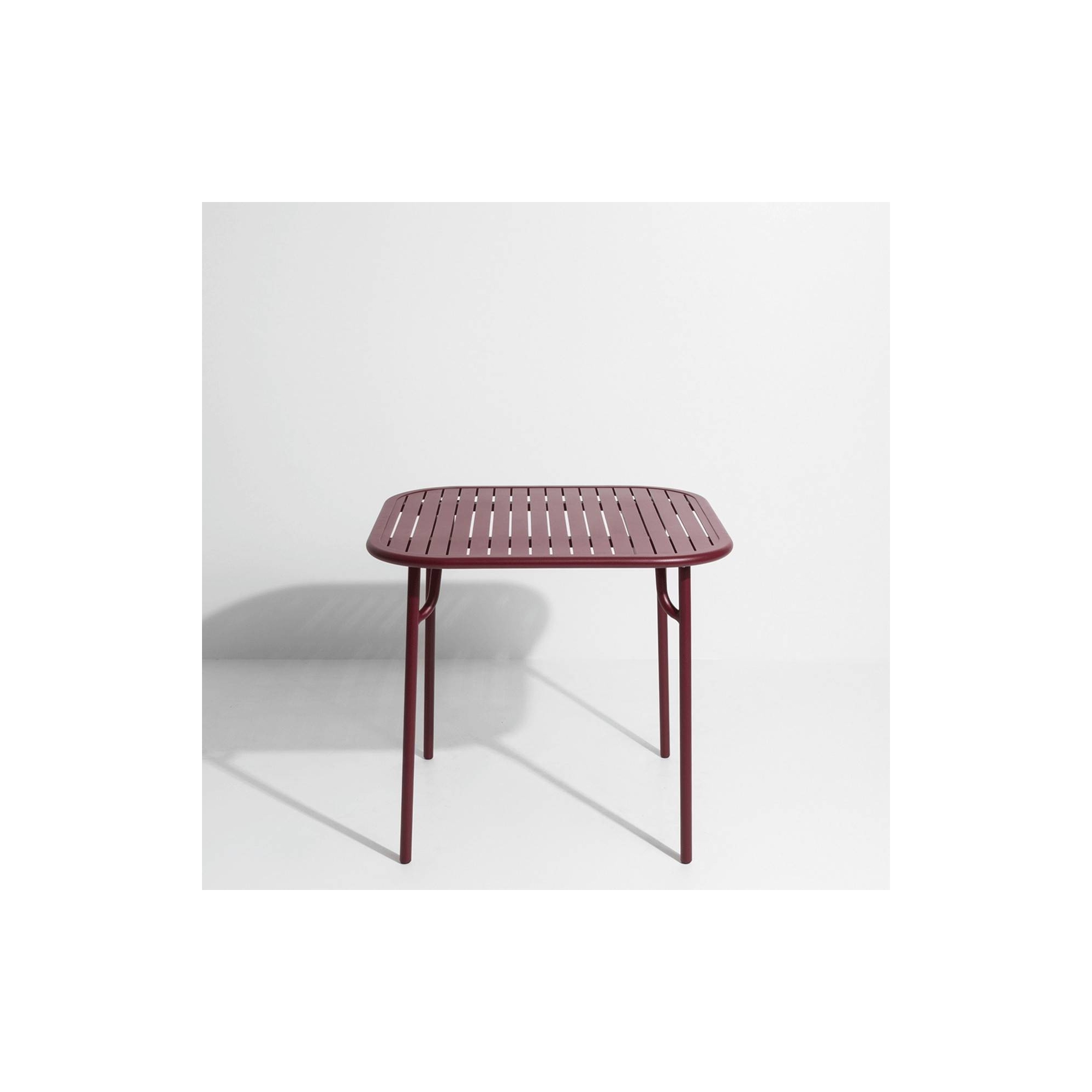 OUT OF STOCK - Burgundy - Week-End  Dining Table 85 x 85 x H75 cm - Petite Friture