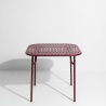 OUT OF STOCK - Burgundy - Week-End  Dining Table 85 x 85 x H75 cm - Petite Friture