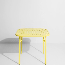 Yellow - Week-End  Dinning Table 85 x 85 x H75 cm - Petite Friture