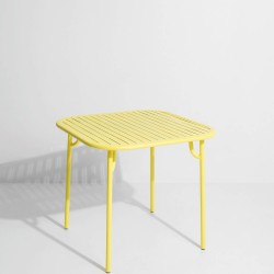 Yellow - Week-End  Dinning Table 85 x 85 x H75 cm - Petite Friture