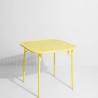 Jaune - Table Week-End  85 x 85 x H75 cm - Petite Friture