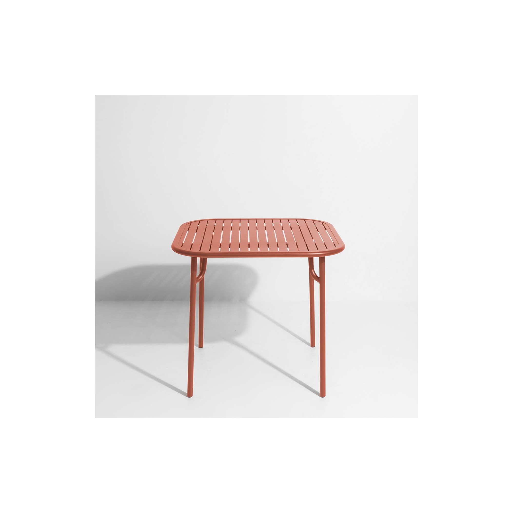 Terracotta - Table Week-End  85 x 85 x H75 cm - Petite Friture