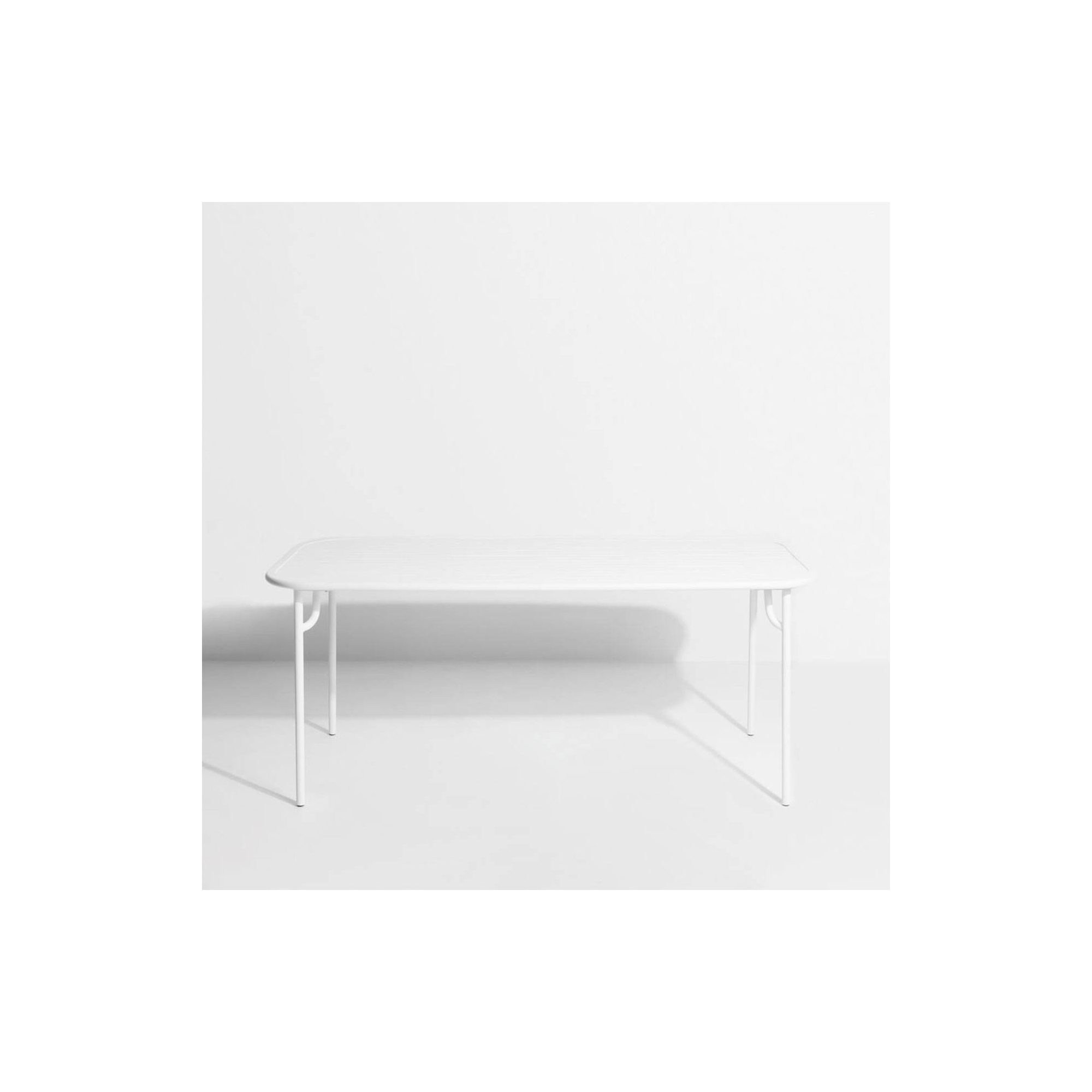 Blanc - Table Week-End  180 x 85 x H75 cm - Petite Friture