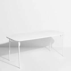 Blanc - Table Week-End  180 x 85 x H75 cm - Petite Friture