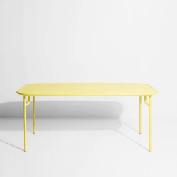 Yellow - Week-End  Dinning Table 180 x 85 x H75 cm - Petite Friture