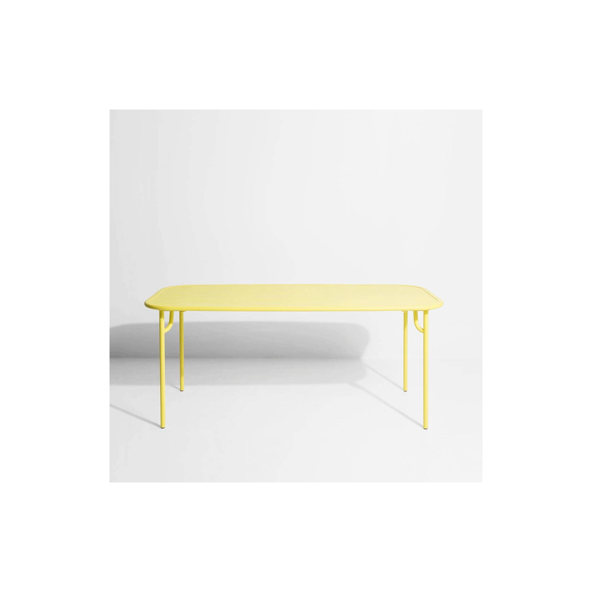 Yellow - Week-End  Dinning Table 180 x 85 x H75 cm - Petite Friture