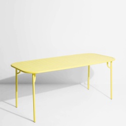 Yellow - Week-End  Dinning Table 180 x 85 x H75 cm - Petite Friture